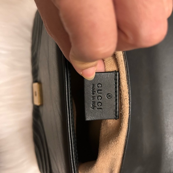 Gucci Marmont mini top handle bag black - Picture 12 of 14